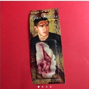 Horror makeup. Brain matter liquid latex accessory.🤎​​​​​​​​​​​​​​​​​​​​​​​​